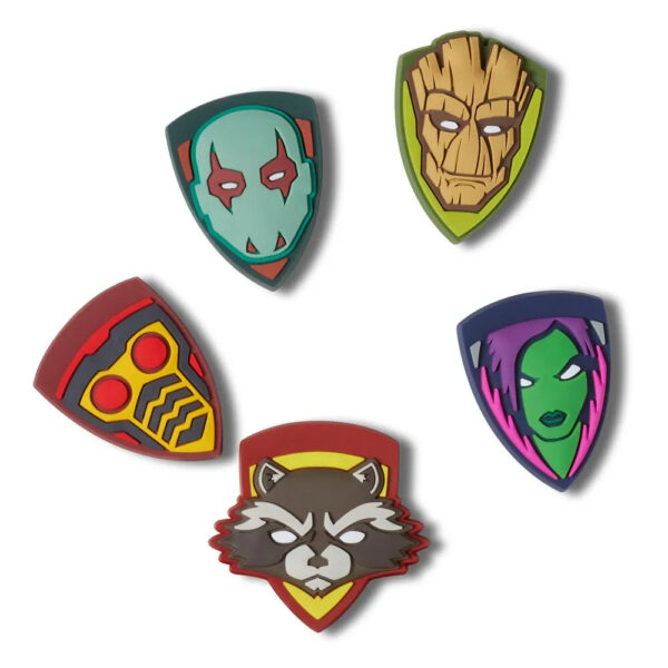 Jibbitz™ Guardiões da Galáxia Pack com 5 Peças